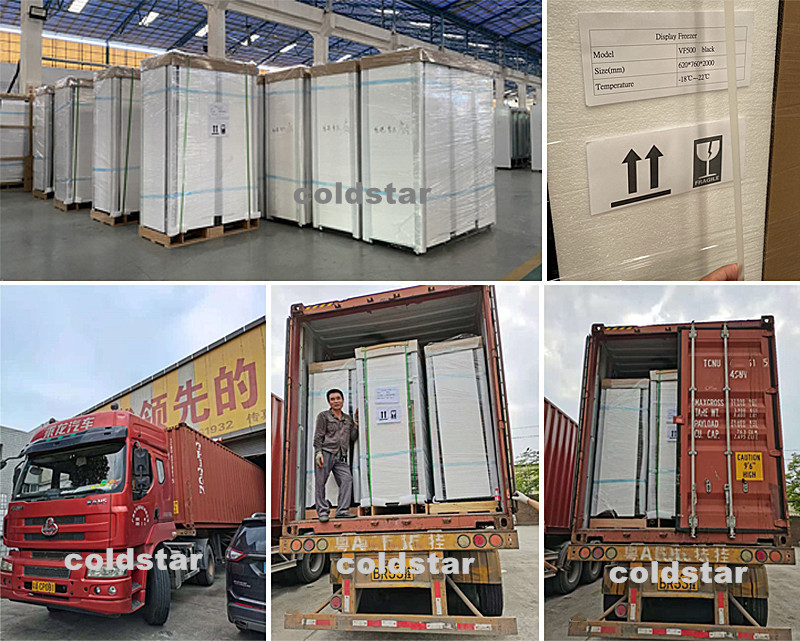Supermarket Refrigeration Equipments 1 2 3 4 Door Display Fridge Drink Cooler