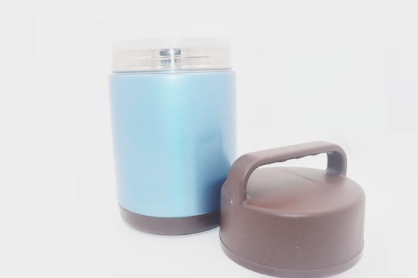 1.8L Food grade stainless steel container flask round shape food warmer lunch