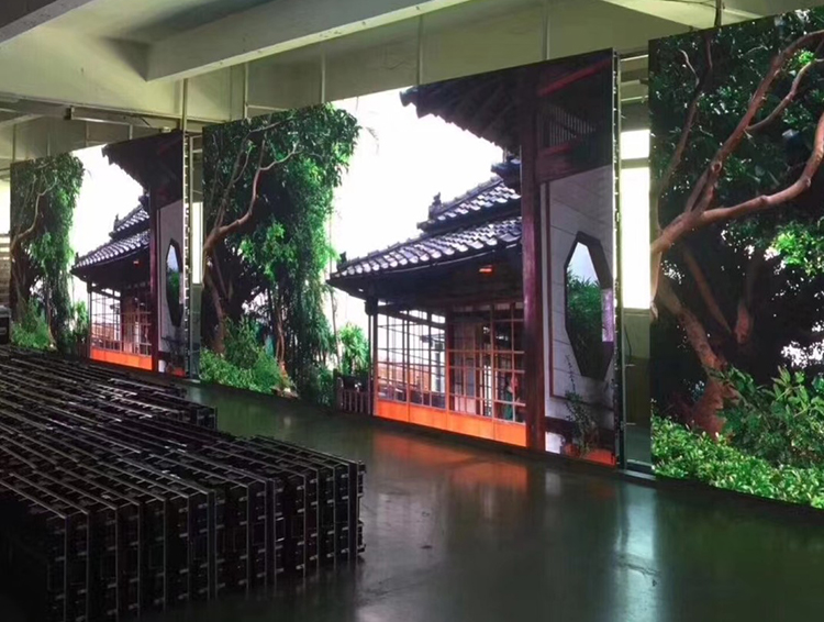 Good price outdoor P4.81 rental led screen 500x1000mm led screen panel