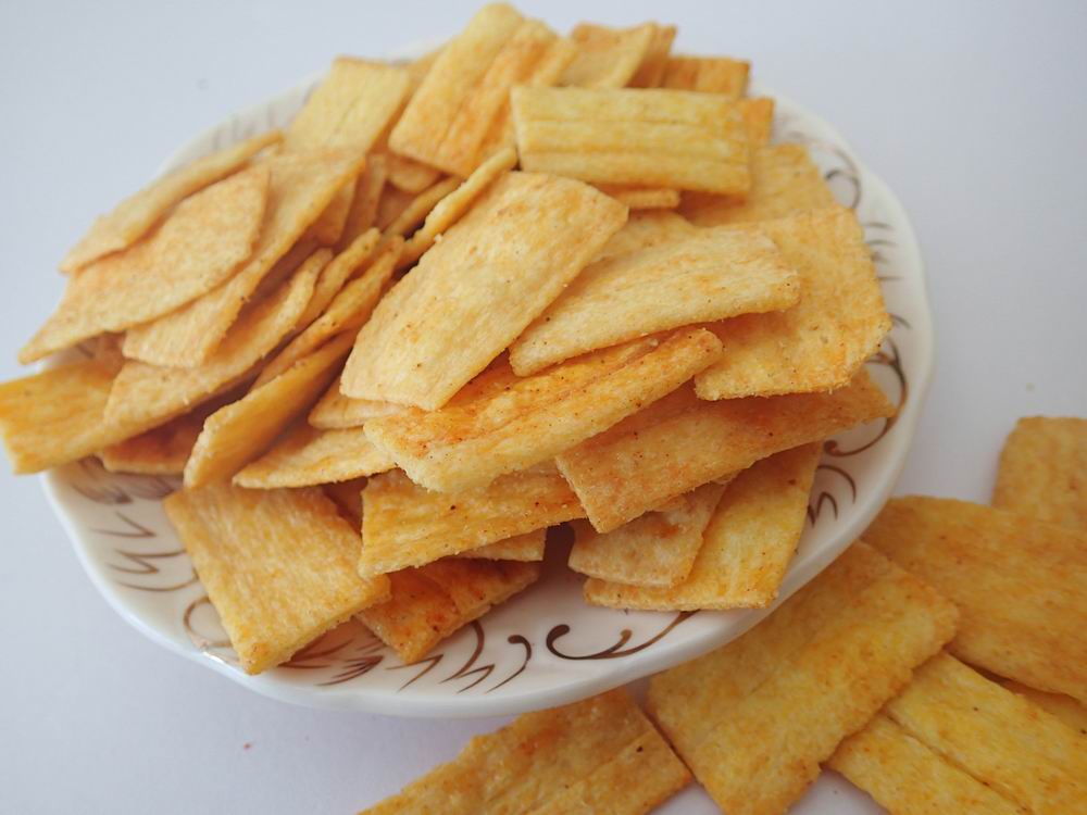 Addictive healthy grain snacks, brittle millet rice crust rice cracker