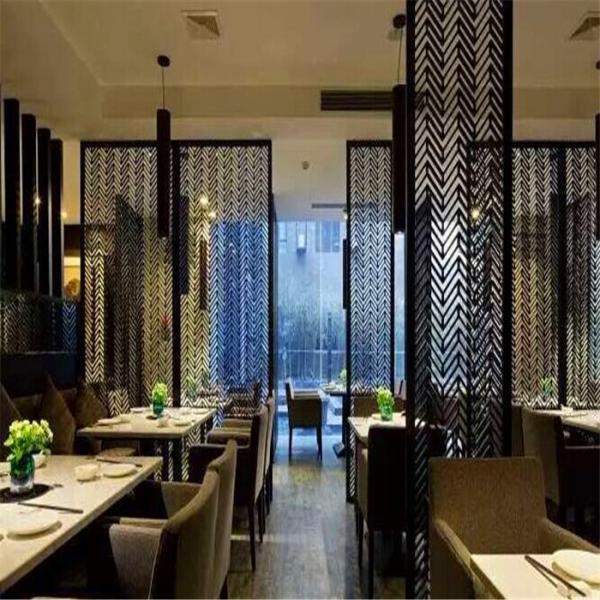 304 201 brass perforated sheet stainless steel screen for resturant room divider