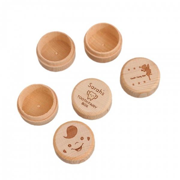 Tooth Fairy Box Wooden Box Souvenir Dropped Tooth Keepsake Storage Box Gift for