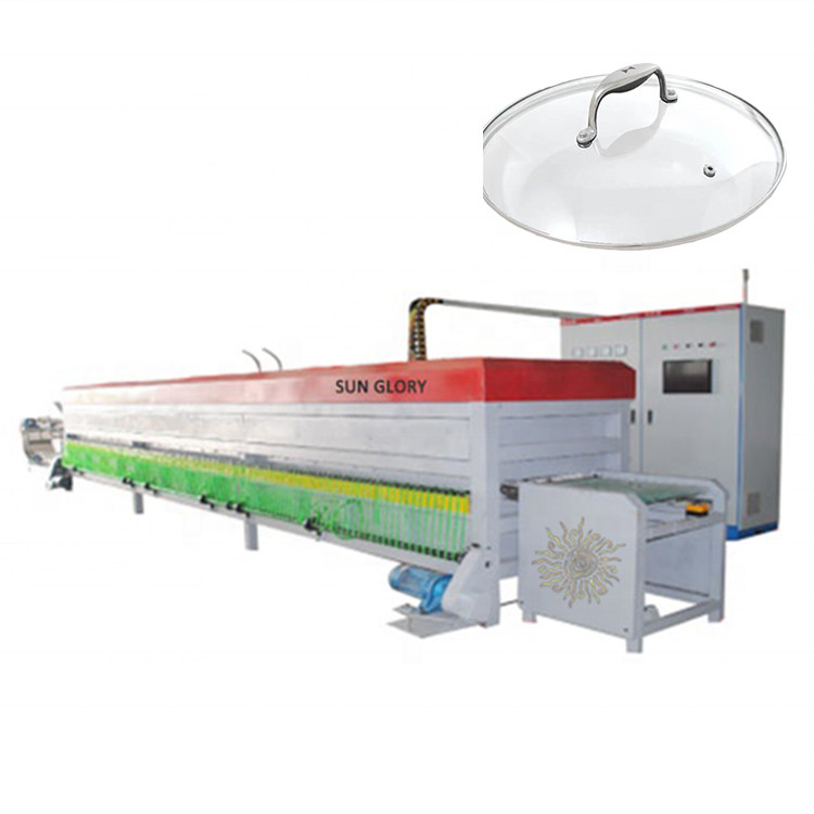 Kitchenware Glass Pot Lid Tempering Strengthening Toughening Furnace Manufacturers Direct Sales