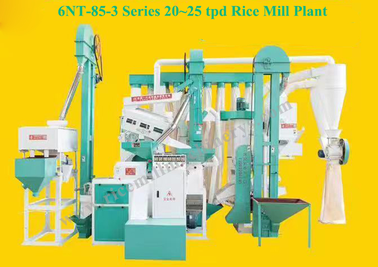 Combined Rice Mill Machine 6LN-18/15SF-2 Turnkey Solution for 15-20 tpd Production Capacity
