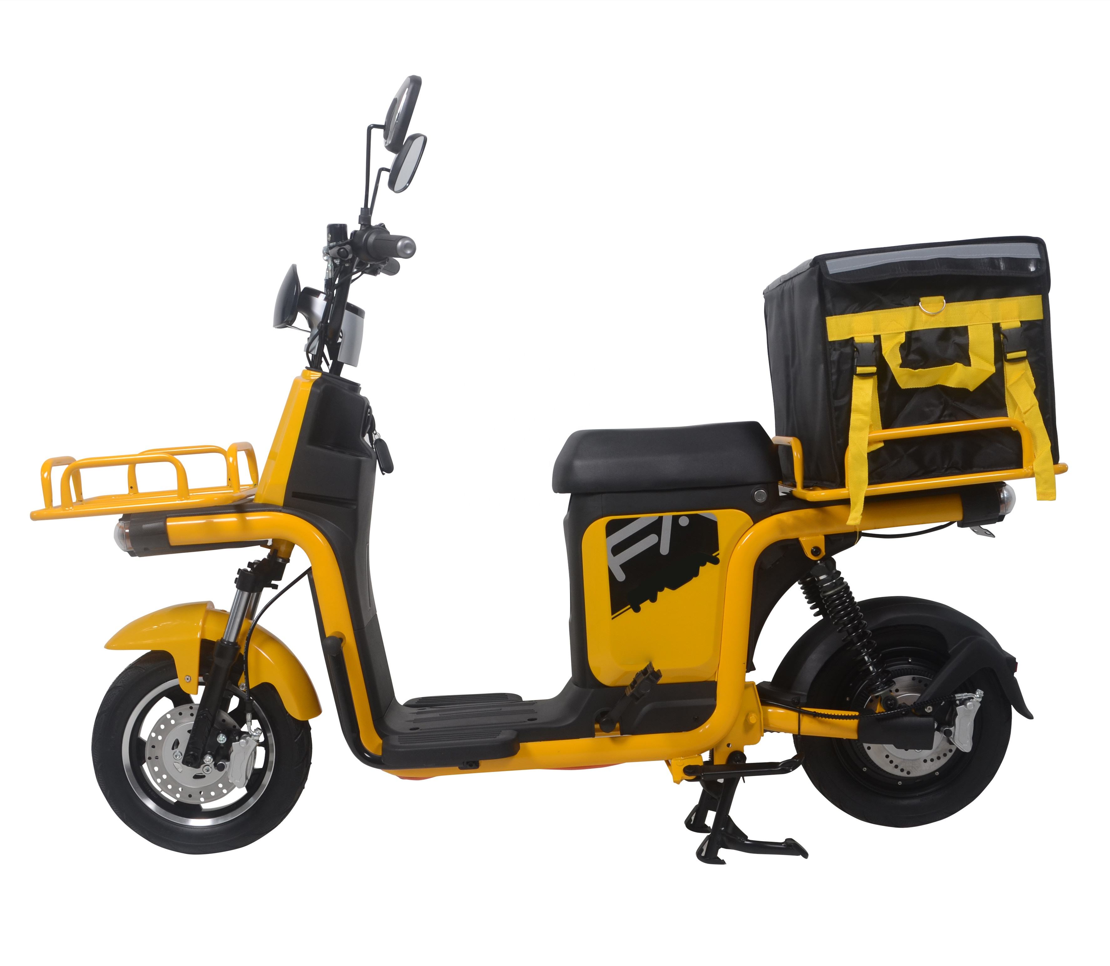 1000W Single Speed Electric Cargo Bike With 7 Speed Derailleur And Long Range Battery