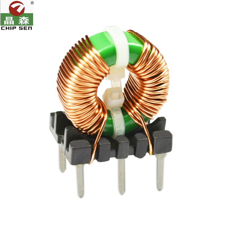 High Frequency and High Current Toroidal Core Common Mode Choke Inductor 5uh 80mh 100mh 1amp 10amp for Customized Power