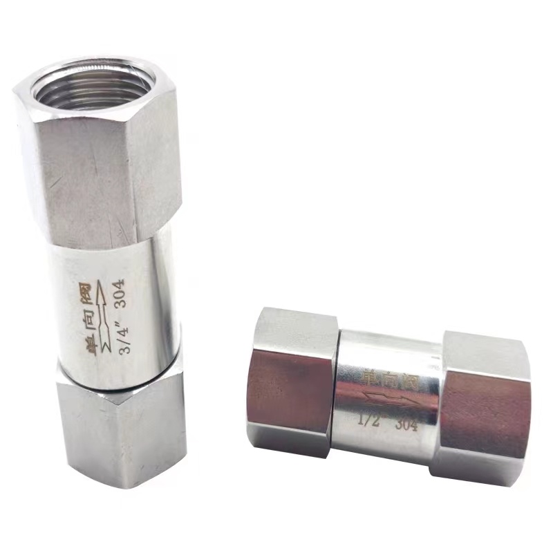 Manufacturer Direct Supply 304 Stainless Steel High Pressure Check Valve