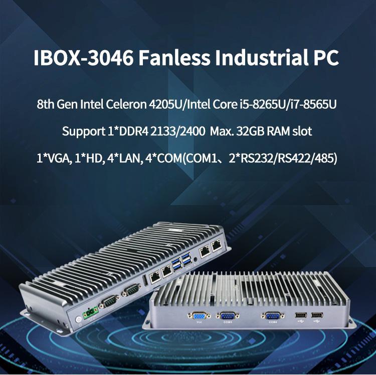 IBOX-3046 Fanless Industrial Mini PC