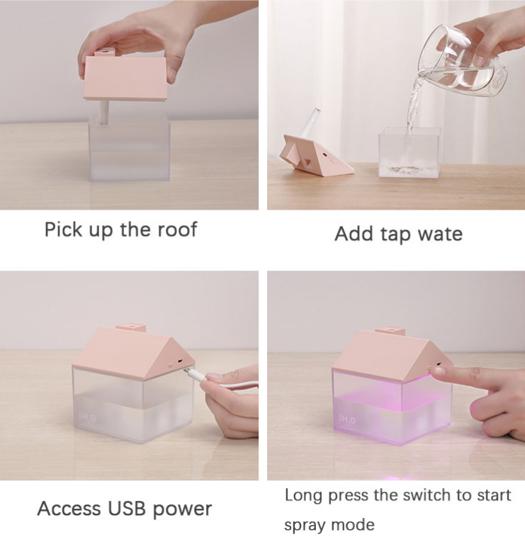 HOMEFISH 2021 Aromaterapia Difusores Aromaterapia Aromatherapy Mini Air Diffuser Defuser Diffusor Essential Oil Aroma Diffuser