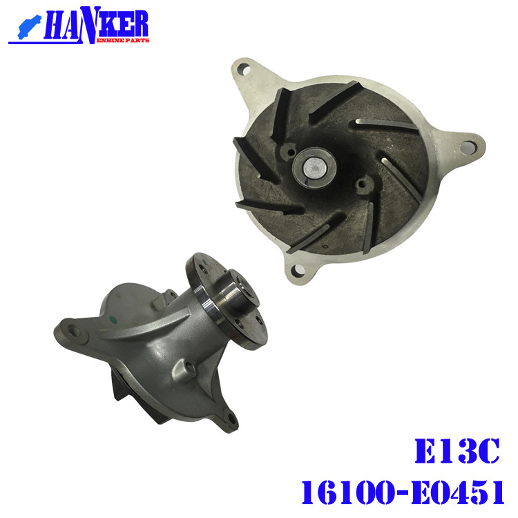 Direct-Flow Japanese Truck Water Pump For Hino E13C Engine