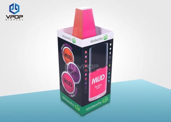 Popular Cardboard Dump Displays Oil Lamination Surface For Fashion Products