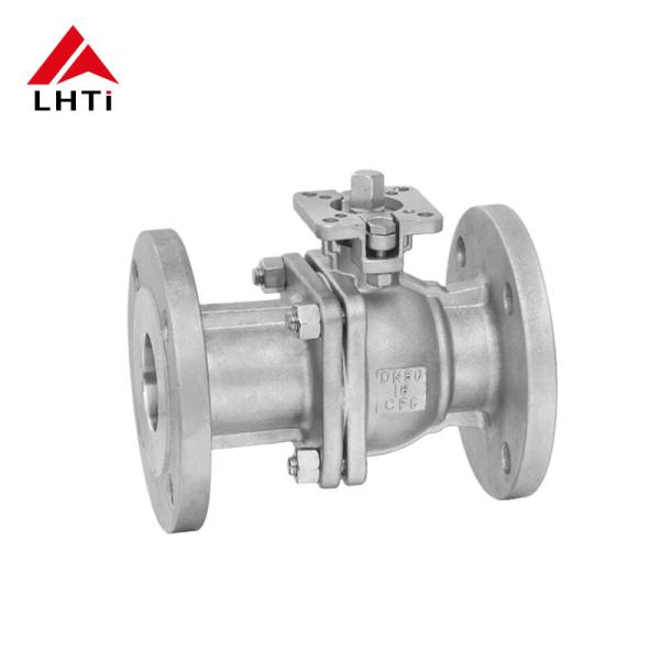 Two Way Ball Valve ASME DN 15 Gr2 Titanium Industrial Ball Valve High Pressure
