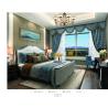 Buy cheap 2021 new oriental blackout blue fabric tribal curtain jacquard luxury manual from wholesalers