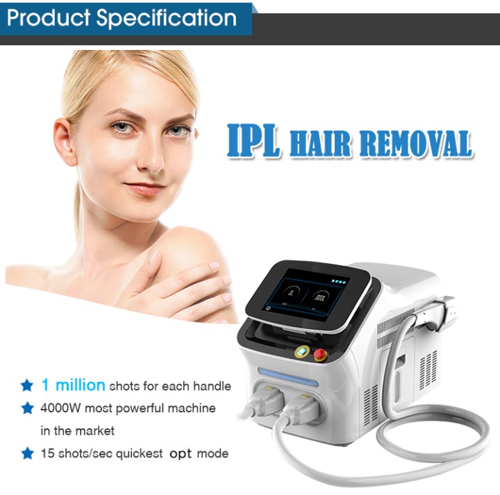 Professional IPL Laser Hair Removal Machines For Salon​ 2 Years Warranty