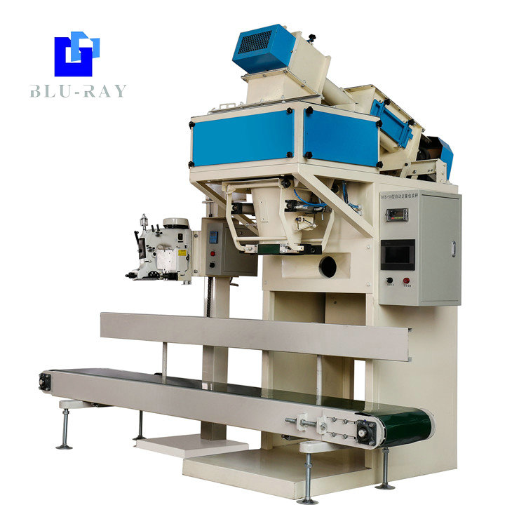 ISO Approved Dual Screw 25kg Animal Feed Packing Machine