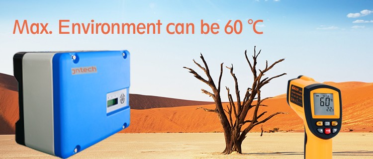 Fanless Domestic Solar Inverter / Solar Ac Pump Controller Wall Mounting Installation