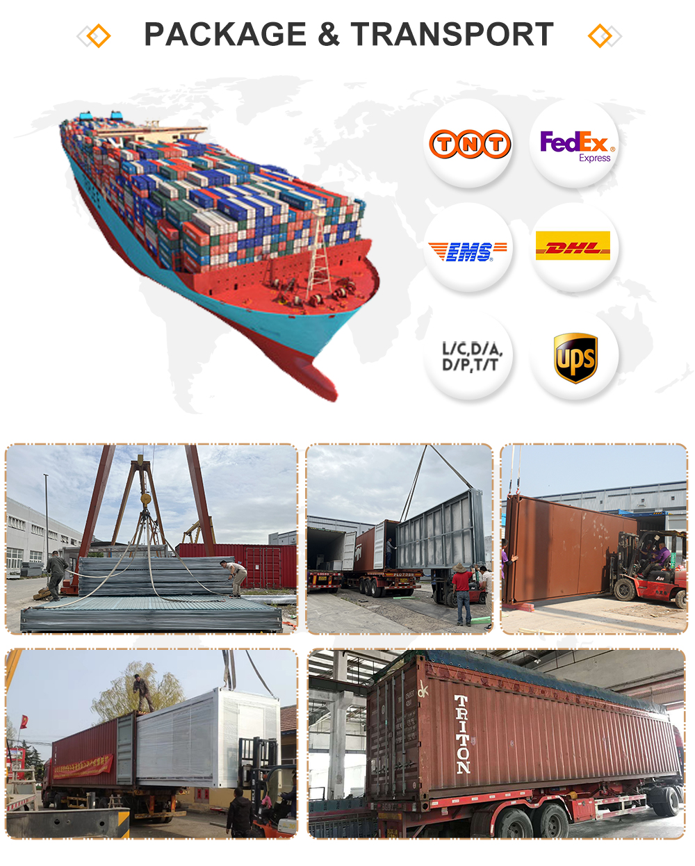 Chinese Design Style EU 20ft Wooden Houses Garden Prefabricated Houses Modern luxury prefab house Steel Structure