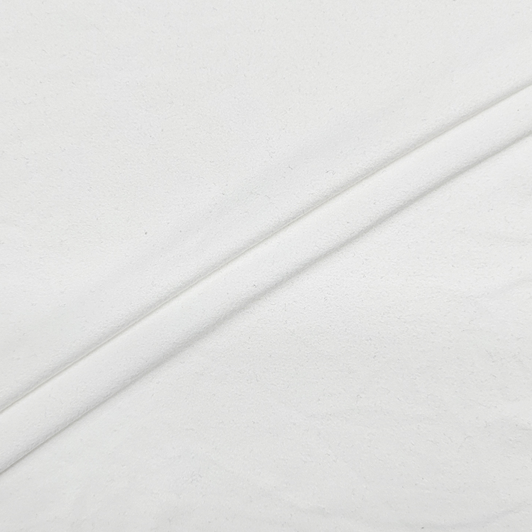Plain Dyed Knitted Two Side Fabric 88% Polyester 12% Spandex Material Peach DTY Jersey Fabric for T-shirt
