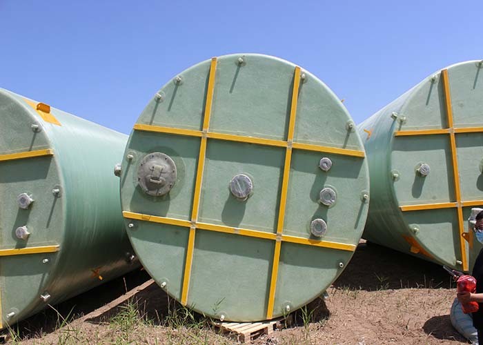 Filament Winding Round FRP Storage Tank Wastewater Treatment