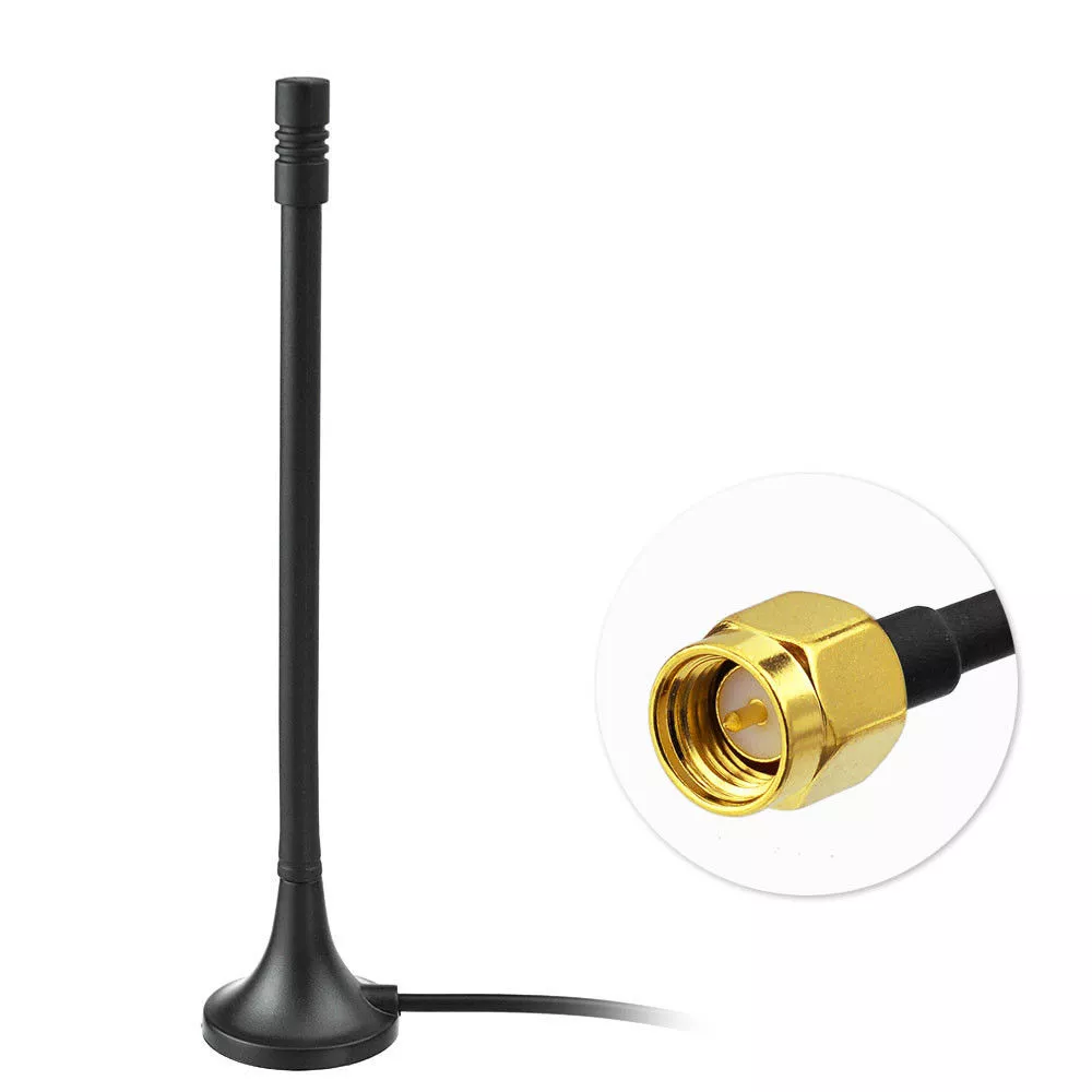 Rubber Duck Omni 900/1800 MHZ GSM Antenna 56g Weight High Gain With Magnetic Base