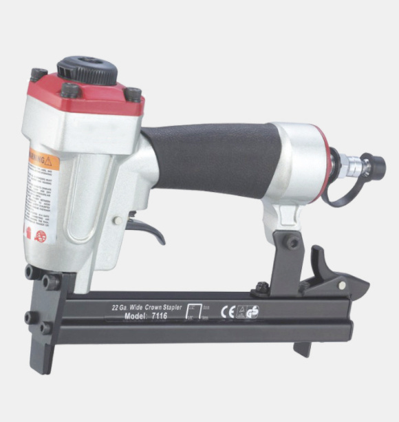 22gauge Fine Crown Air Stapler Pneumatic Staple Gun 7116