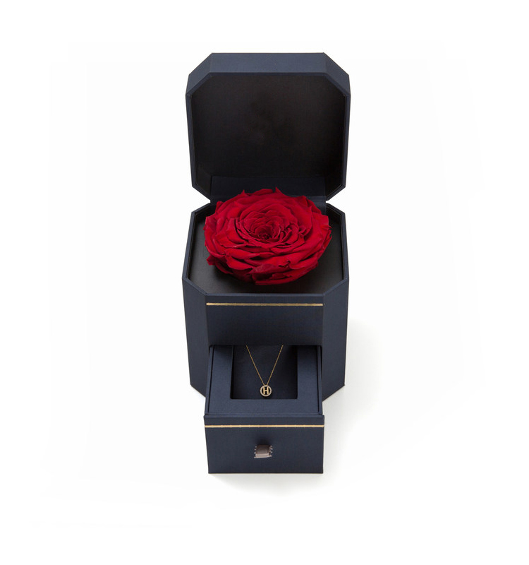 Customized Different Shape packaging flower necklace gift jewelry paper box for Your