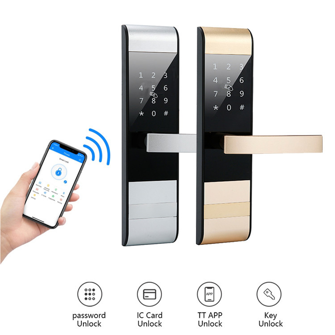 38-48mm Thickness CE FCC Certification Smart Keypad Door Lock with 2 Years Warranty