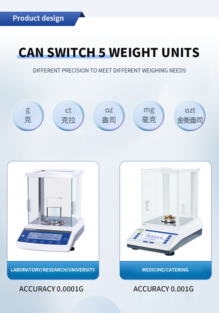Weighing Range 0-1100g Lab Balance Digital High Precision Electronic Analytical Scale