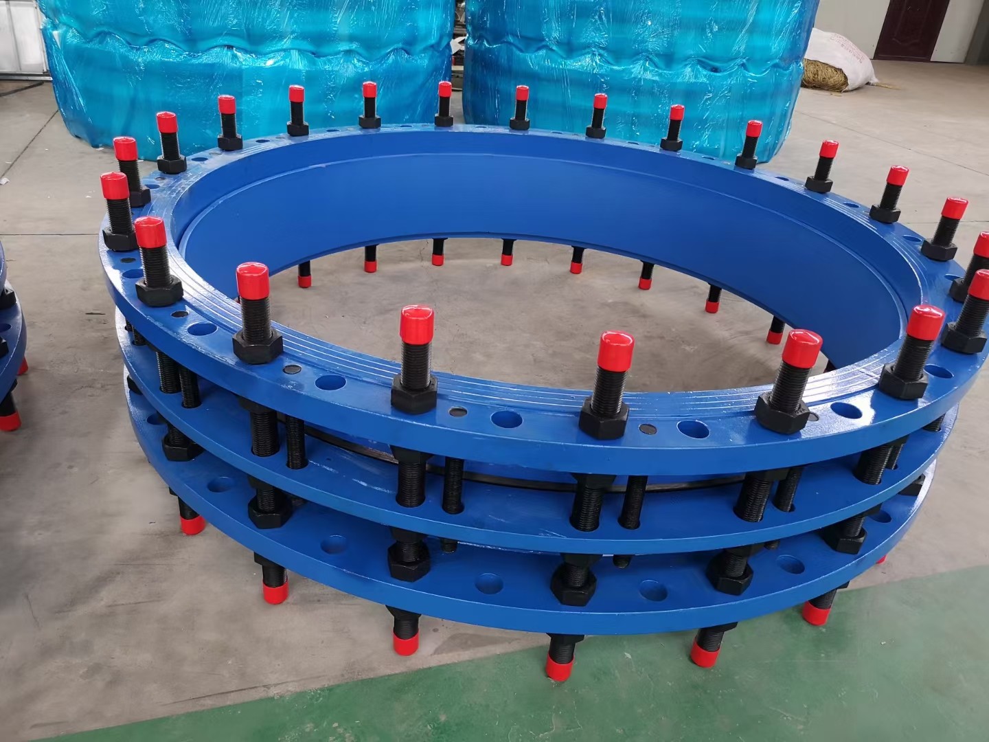 Rubber expension joint