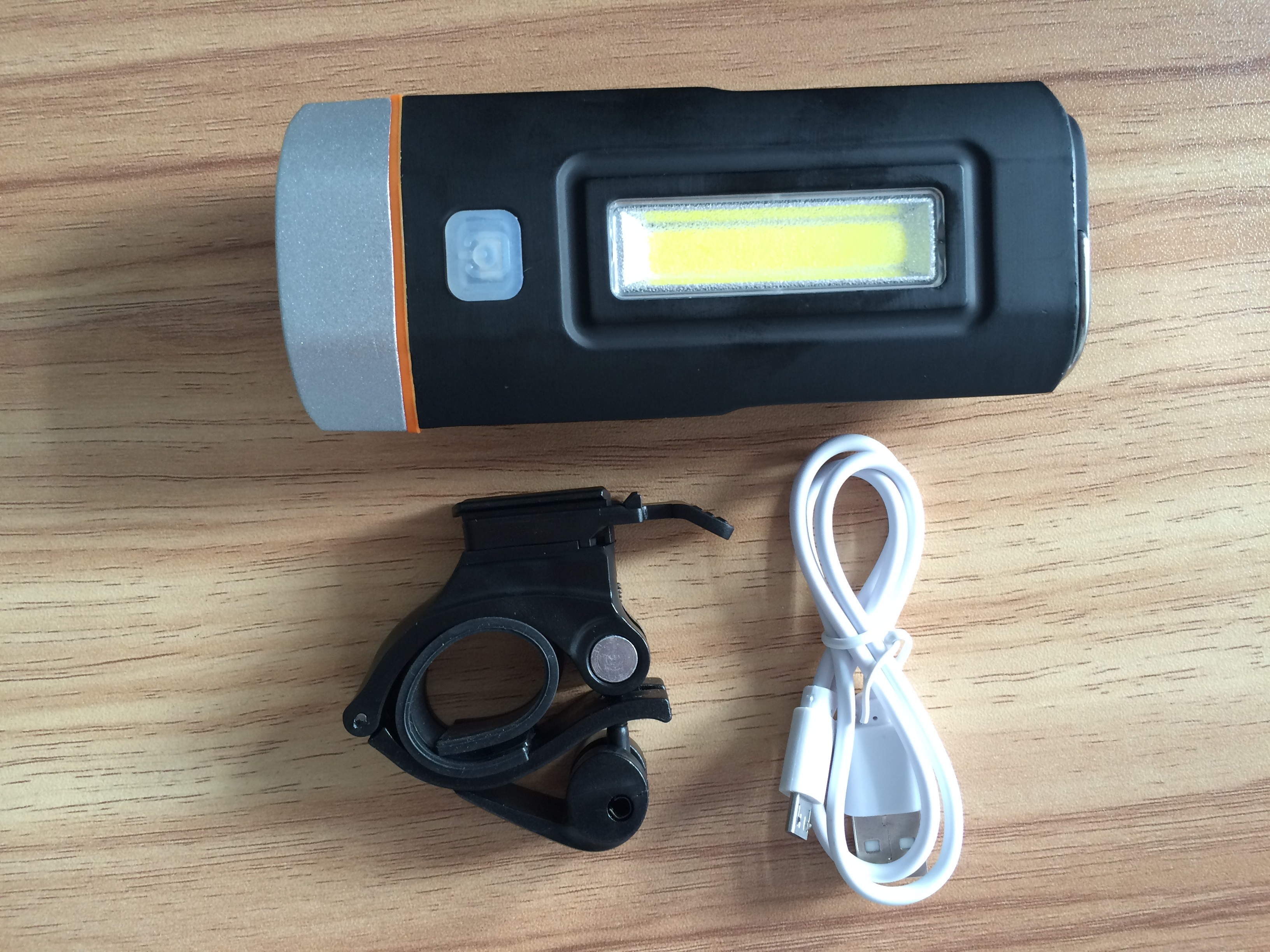 20w USB Rechargeable LED Bike Light Set , COB Bicycle Light 2000lm Brightness