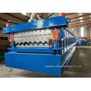  1&quot; Chain Driven Double Layer Roll Forming Machine For Warehouses / Garages Manufactures