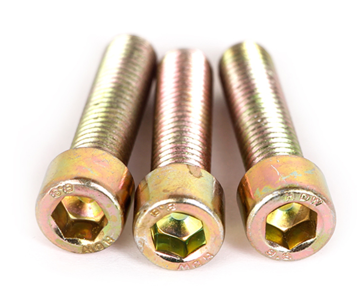 Color Zinc Hex Socket Head Screw DIN912 Allen Bolt 12.9 Grade Hex Allen Key Screw