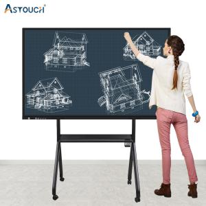  65 Inch IR Interactive Whiteboard Teaching Interactive Monitor FCC Manufactures