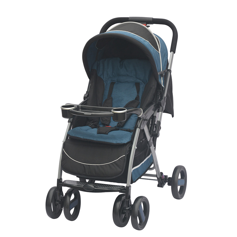 9.6kg 3 In 1 SS Fabric Infant Carriage Strollers For Walking
