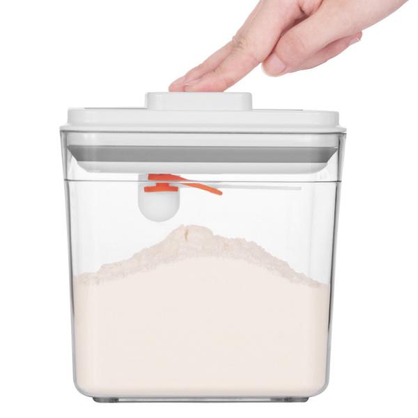 1000ml-2300ml Plastic Cereal Containers 7 Piece Airtight Food Storage Container