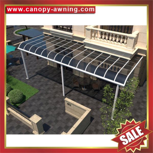 hot selling house backyard patio terrace balcony aluminum polycarbonate awning