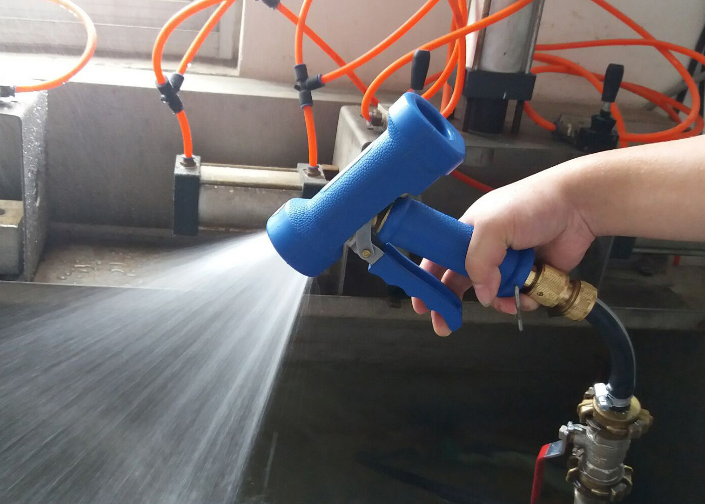 Stainless Steel 316 Industrial Washer Gun Hot Water Washing Wash Down Hose Cleaner