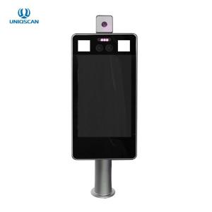 220V Tripod Turnstile Gate Face Recognize Thermometer 0.3-0.5 Meter Valid