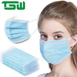 Triple Layer Earloop Non Woven Disposable Face Mask