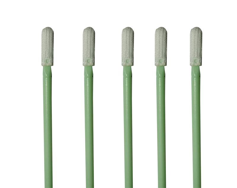 Cleanroom Swabs Cleanroom Consumables Polyester Tip Double / Single Layered