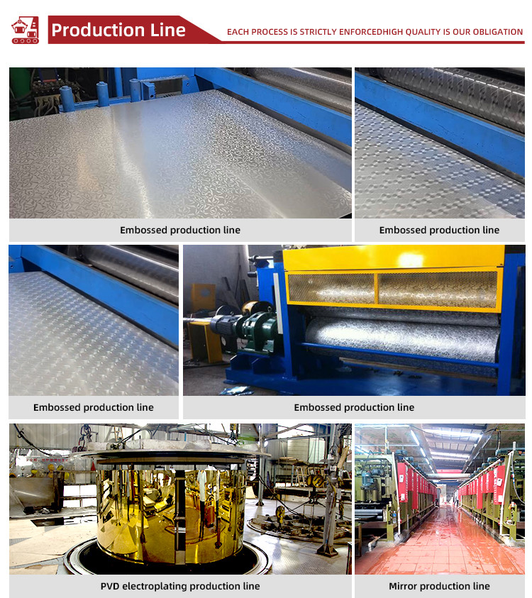 Custom Embossed SS Sheet 1mm Stainless Steel Plate For Construction