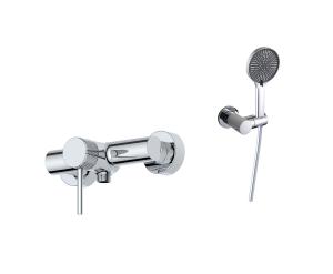  Modern Wall Mounted Bathroom Shower Mixer Taps Chrome Brass Single Lever Manufactures