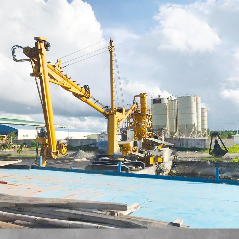  PPG Continuous Screw Ship Unloader For Unloading Cement Manufactures