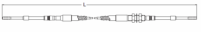 High Temperature Resistant Mechanical Control Cable Clutch Cables for FAW/Yutong Buses