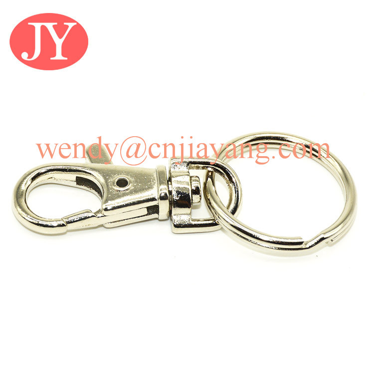 jiayang metal gun color trigger snap hook for leather handbags