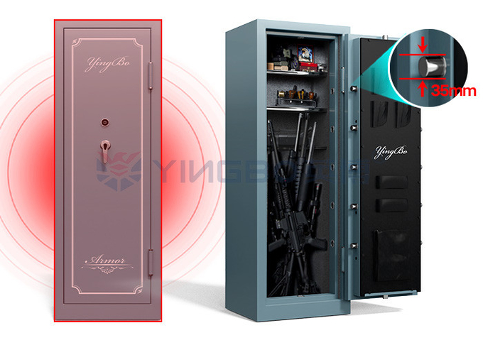 Simple Yet Fashionable Key Lock Gun Safes For Home Security