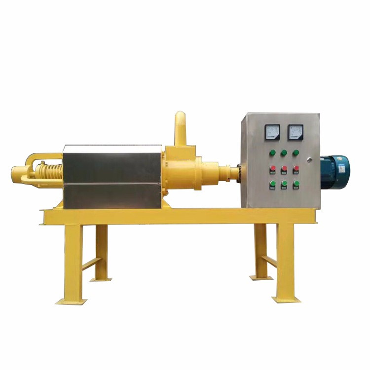 3000 kg Farm Equipment Cow Cattle Pig Manure Dewatering Machine Dung Dehydrator