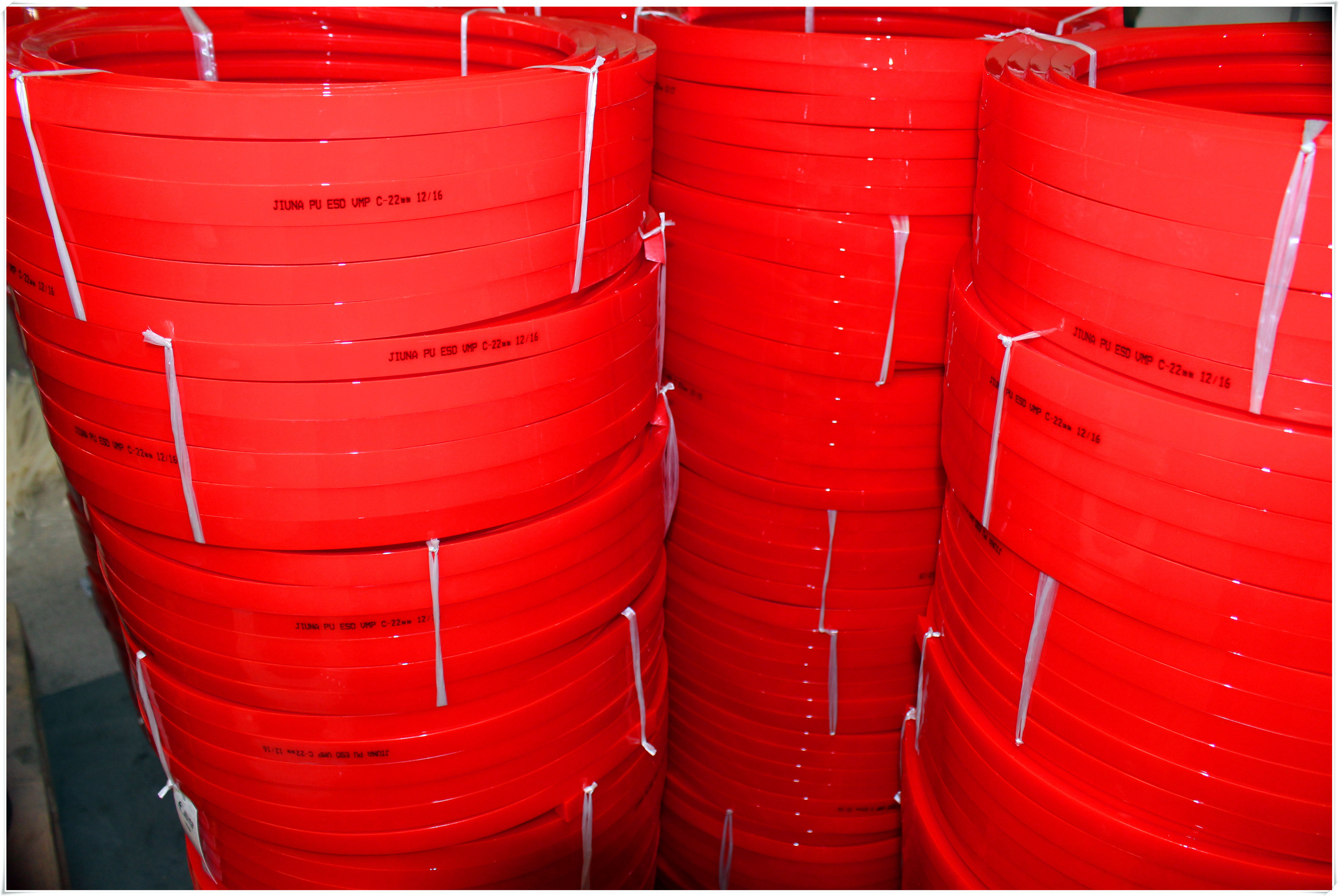 C - 22mm Polyurethane V Belt Wear Resistant 90A Hardness For Ceramic Industry