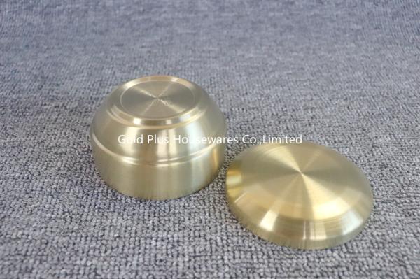 Family dinner sustainable custom soup bowl hight quality metal steel creative