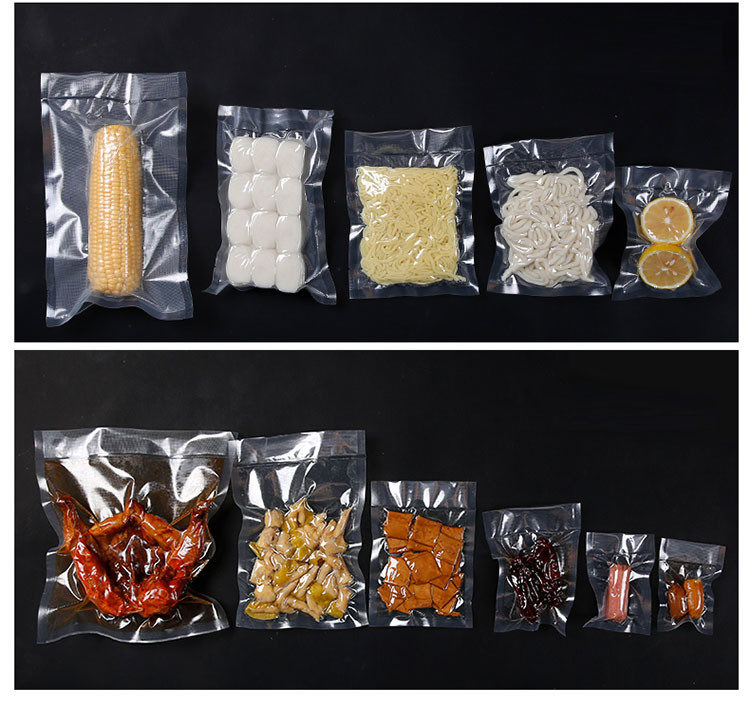 Reusable Food Saver Vacuum Sealer Bags Packaging Storage Compressed